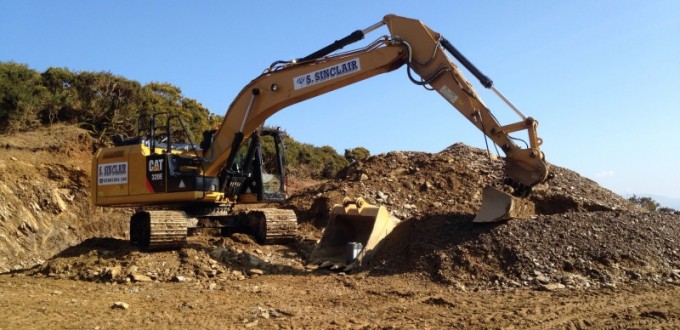 Digging commences on the hydro electric scheme