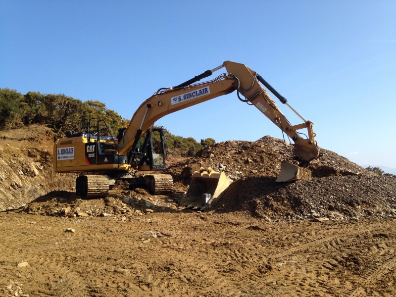 Digging commences on the hydro electric scheme