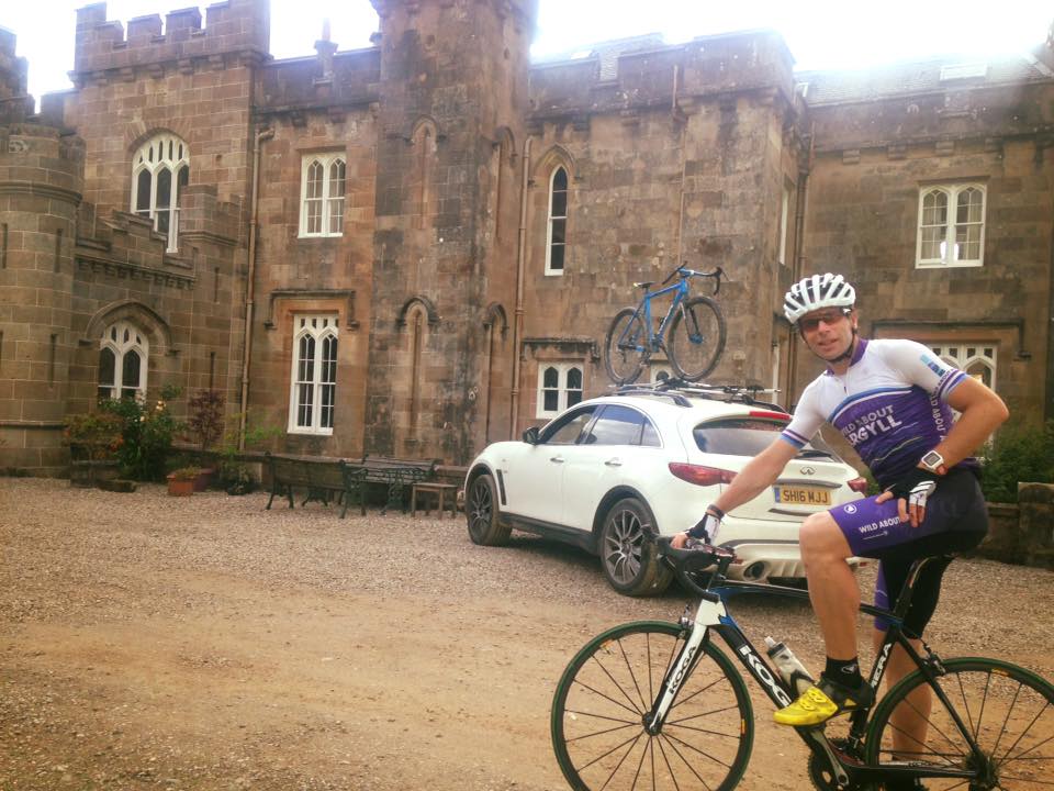 Mark Beaumont at Torrisdale