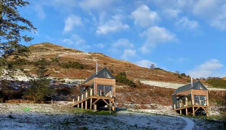 Two eco glamping bothies